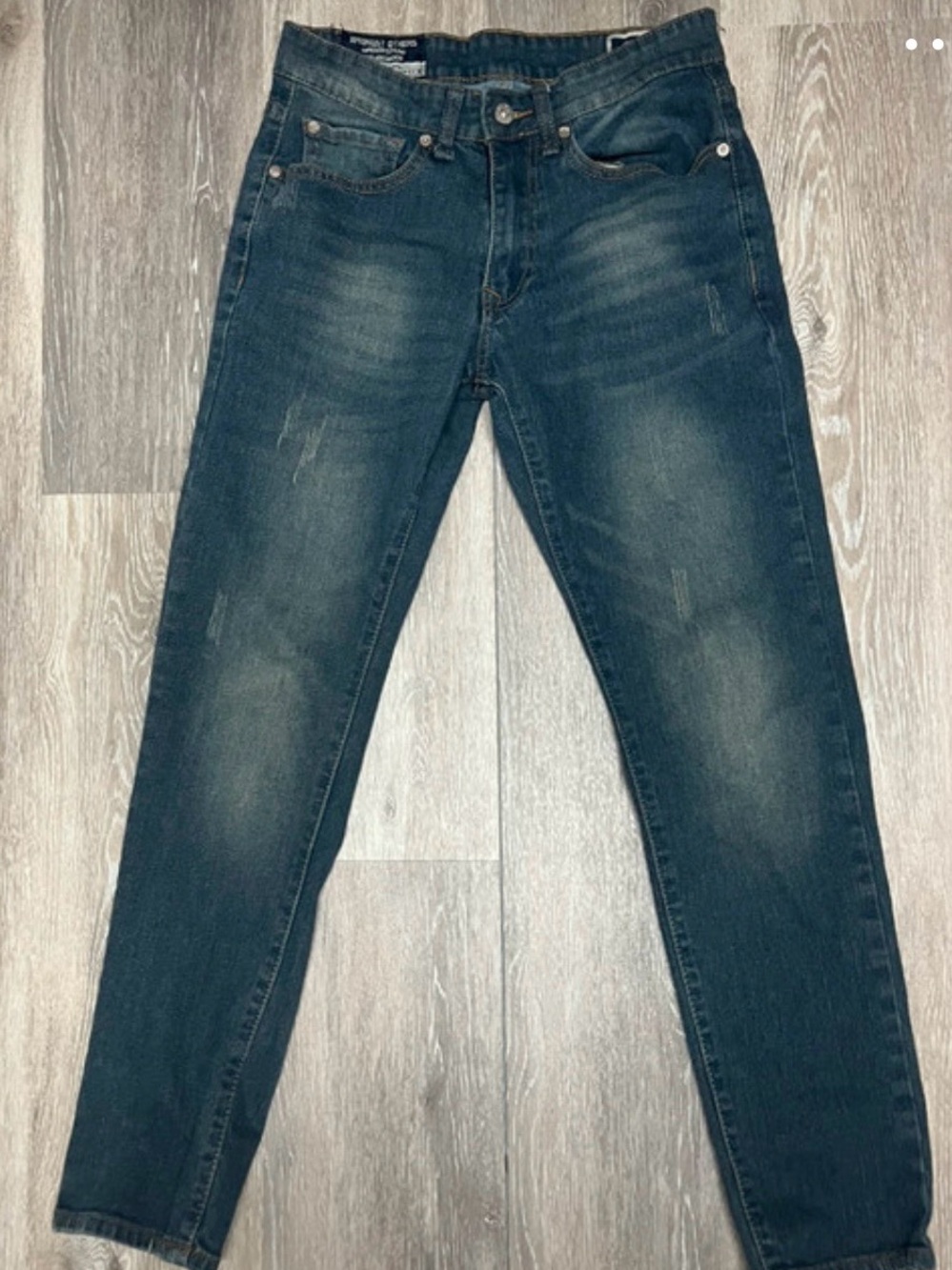 Amongst Others Slim Fit Women's Skinny Jeans in Washed Dark Blue